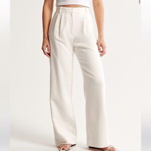 Abercrombie & Fitch Sloane Tailored Wide Leg Pant